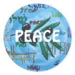 "Peace Language" - PEACE Fine Art Stickers