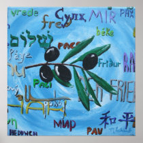 "Peace Language" print (SSS) posters