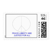 peace liberty and justice for all stamps