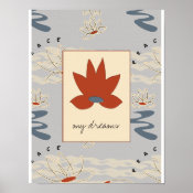 Peace LOTUS my dreams diary Notebook notebook