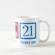 Peace Love 21 Mugs