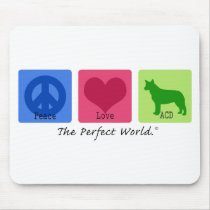 Peace Love ACD Mouse Pads