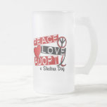 PEACE LOVE ADOPT A Shelter Dog Mugs