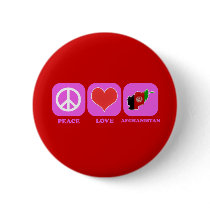 Peace Love Afghanistan Pinback Buttons