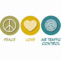Peace Love Air Traffic Control photo sculptures by 1000suns Peace Love Air Traffic Control photo sculptures