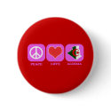 Peace Love Algeria buttons