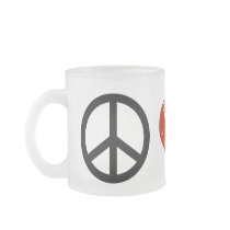 Peace Love Aliens Mugs