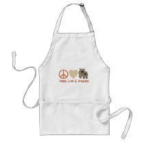 Peace, Love &amp; Wombats Apron