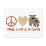 Peace, Love &amp; Wombats Post Card