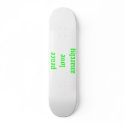 peace love anarchy skateboards