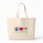 Peace, Love and April Fools bags