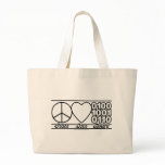 Peace Love and Binary bags