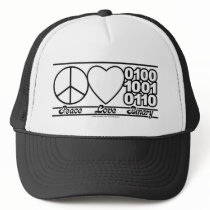 Peace Love and Binary Hat
