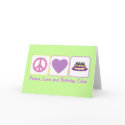 Peace, Love and Birthday Cake cards by PeaceLoveAnd Peace, Love and Birthday Cake cards
