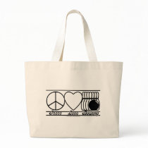 Peace Love and Bowling Bags