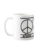Peace Love and Burgers mugs