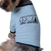 Peace Love and Camping pet clothing by klclewis Peace Love and Camping pet clothing