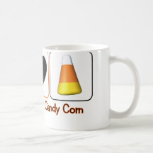 Peace, Love and Candy Corn Coffee Mug