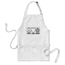 Peace Love and Cinema Aprons