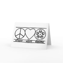 Peace Love and Cinema Card