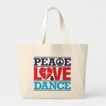 Peace, Love and Dance Bag