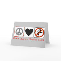 Peace Love and Death to Cupid cards by PeaceLoveAnd Peace Love and Death to Cupid cards