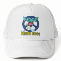 Peace Love and Dental Floss Hat