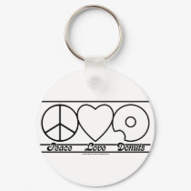 Peace Love and Donuts keychains by klclewis Peace Love and Donuts keychains