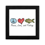 Peace, Love, and Fishing! Jewelry Box