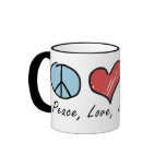 Peace, Love, and Fishing! Mug