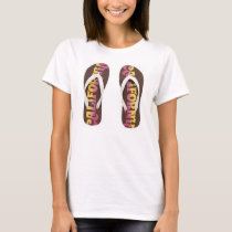 PEACE LOVE AND FLIP FLOPS shirt by summerstuff PEACE LOVE AND FLIP FLOPS shirt