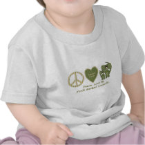 peace love and frill necked lizards tshirts