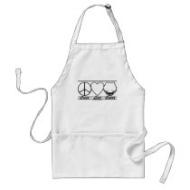 Peace Love and Gators Apron
