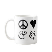 Peace Love And Get Your Guns Up mugs by twinkletoesmarket Peace Love And Get Your Guns Up mugs