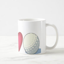 Peace, Love and Golf Mugs