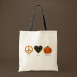 Peace, Love And Halloween Bag bags