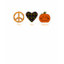 Peace, Love And Halloween T-Shirt