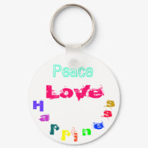 peace love and happines key chain keychains by xxjoey1001 peace love and happines key chain keychains
