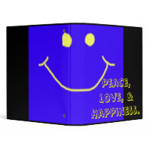 Peace, Love, and Happiness Binder by nikosart Peace, Love, and Happiness Binder
