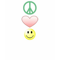 Peace, Love and Happiness! t-shirts by jofa76 Peace, Love and Happiness! t-shirts