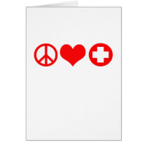 Peace Love and Health Care red cards by AntiRepublican Peace Love and Health Care red cards