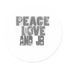peace_love, and jB stickers