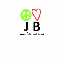 Peace, Love, and Jonas t-shirts by justinquesadilla Peace, Love, and Jonas t-shirts