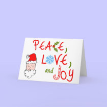 Peace, Love, and Joy cards