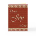 Peace Love And Joy Holiday Card 2