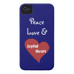 Peace Love and Joyful Heart Phone case casemate cases