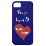 Peace Love and Joyful Heart Phone case casemate cases