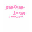 Peace Love and Min PinsT-Shirt by dtreasures Peace Love and Min PinsT-Shirt