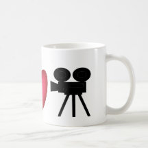 Peace, Love and Movies Mug