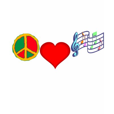 Love And Music Images. Peace, Love and MUSIC T Shirt